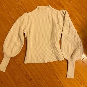 Lulus balloon-sleeved sweater